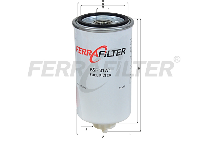 Turbo filtro TR810 - ASR470 - CF800/1 - AF26402 - bulloleo